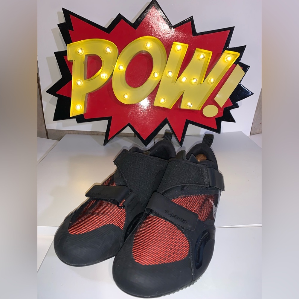 Nike SuperRep Cycling Shoes (Black / Hyper Crimson) Men 13; Used- Peloton Shoes